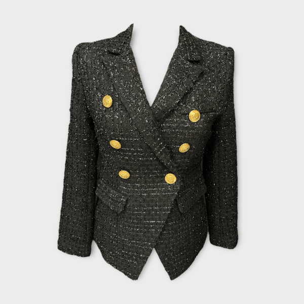 Sparkling Black Blazer